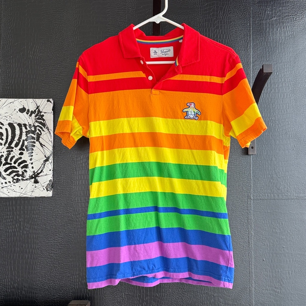 Original Penguin Men’s Rainbow Polo